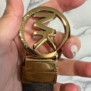 MICHAEL Michael Kors LOGO Reversible Belt - brown black gold-coloured brown
M/L